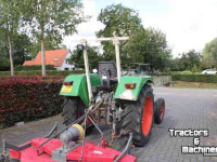 Gartentraktoren Deutz D3006 2WD Tractor + Suire 1.80 Maaier/Bloter