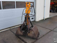 Zweischalengreifer  Knijperbak 60cm grondknijper hangende knijper grijperbak hydraulische rotator
