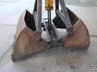 Zweischalengreifer  Knijperbak 60cm grondknijper hangende knijper grijperbak hydraulische rotator