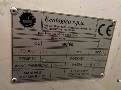 Kehr- und Kehrsaugmaschinen  Ecologica Eco 34 Veegmachine