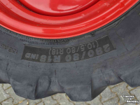 Räder, Reifen, Felgen & Distanzringe Michelin 280/80R18, Fendt 200 smalspoor