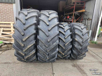 Räder, Reifen, Felgen & Distanzringe Michelin 20.8R38 en 16.9R28 Agribib. 35 mm