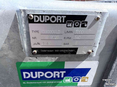 Güllepumpe Duport HD3000GLD