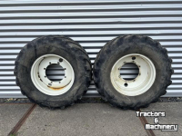 Räder, Reifen, Felgen & Distanzringe Michelin Set Michelin Banden 540/65R28 Multibib Vaste Velgen