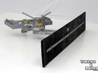 Gülleschieber Qmac Modulo rubber mestschuif met lepelinsteek