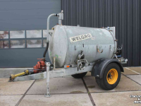 Gülletankwagen / Güllefässer Welgro 3500 liter vacuumtank waterwagen mesttank giertank slanghaspel