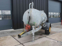 Gülletankwagen / Güllefässer Welgro 3500 liter vacuumtank waterwagen mesttank giertank slanghaspel