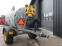 Gülletankwagen / Güllefässer Welgro 3500 liter vacuumtank waterwagen mesttank giertank slanghaspel