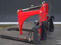Hydraulischen Baumgreifer Hofstede Bomen boom takken buis buizen klem pallet bord frame