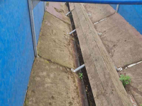 Tieflader / Anhänger  Bandlosser aanhanger / trailer / oplegger