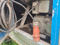 Tieflader / Anhänger  Bandlosser aanhanger / trailer / oplegger