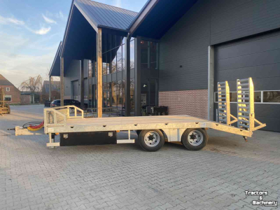Tieflader / Anhänger Heuvelmans Oprijwagen machinetransporter