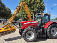 Schlepper / Traktor Massey Ferguson 6475 Dyna-6 met Herder MBK513LS met klepelmaaier