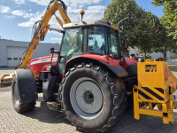 Schlepper / Traktor Massey Ferguson 6475 Dyna-6 met Herder MBK513LS met klepelmaaier