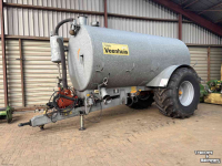 Gülletankwagen / Güllefässer Veenhuis Ecofarm 12500 Liter mesttank met hef