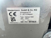 Kehrmaschine Westermann Optimal 1600 Veegmachine