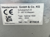 Kehrmaschine Westermann Westermann Optimal 1600