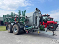 Gülletankwagen / Güllefässer Agrimat 21000 Mesttank + Bemester