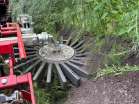 Hackmaschine  ALM machines vingerwieder fruitteelt boomteelt asperges