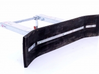 Gülleschieber Qmac Modulo Rubber manure scraper 270cm hookup palletforks