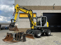 Mobilbagger Wacker Neuson EW 100 Airco Powertilt 3 Bakken Palletvork  Steunpoten