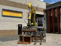 Mobilbagger Wacker Neuson EW 100 Airco Powertilt 3 Bakken Palletvork  Steunpoten