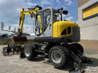 Mobilbagger Wacker Neuson EW 100 Airco Powertilt 3 Bakken Palletvork  Steunpoten