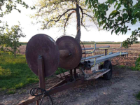 Beregnungs Rohre / Schlauche  Beregeningsinstallatie / Beregeningsset met beregeningsbuizen, haspel en beregeningspomp