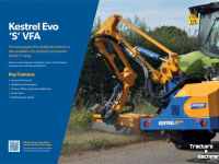Mähausleger mit Schlegelmäher Bomford Kestrel EVO S 5.0 VFA + ProTrim 1,2 klepelmaaier