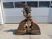 Zweischalengreifer Atlas Knijperbak 40 en/of 60cm grondknijper hangende knijper grijperbak hydraulische rotator