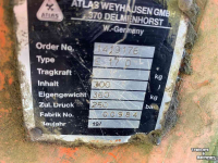 Zweischalengreifer Atlas Knijperbak 40 en/of 60cm grondknijper hangende knijper grijperbak hydraulische rotator