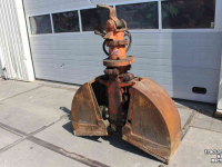 Zweischalengreifer Atlas Knijperbak 40 en/of 60cm grondknijper hangende knijper grijperbak hydraulische rotator