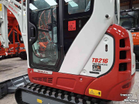 Minibagger Takeuchi TB216, minigraver, minikraan, BJ2026, Nieuw!