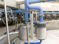Melkmaschine DeLaval 40 stands buitenmelker 2012