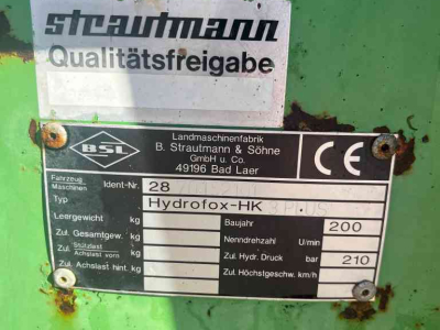Siloblockschneider Strautmann Hydrofox HK 3 PLUS kuilsnijder, u snijder, voermachines