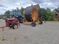 Stationäre Motor/Pump set Emergo Haspel met Nelson sproeier en MwM motorpomp