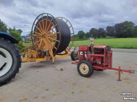 Stationäre Motor/Pump set Emergo Haspel met Nelson sproeier en MwM motorpomp