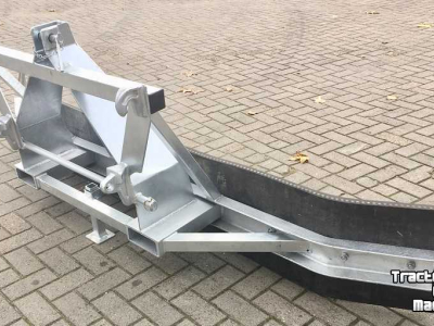Gülleschieber S&S Rubberschuif 255 cm / Modderschuif / Wegenschuif