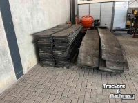 Gülleschieber  rubber strip , slijt rubber , rubber tbv schuif
