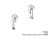Radlader Qmac HAKENSET: TEREX SCHAEF TL80/120/833/853