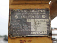 Anbau Hydraulik Stapler / Mini Gabelstapler  Sichelschmidt FG20 driepunt hefmast 3 meter 1500 kg