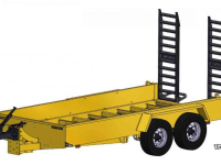 Tiefladeanhänger Harcon KOW 8000