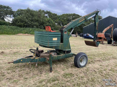 Bagger / Baggermaschine Visanocar Bandenkraan, getrokken kraan, kraan, graafmachine diversen