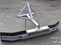 Planierschild Qmac Rubberschuif met tandkrans verstelling
